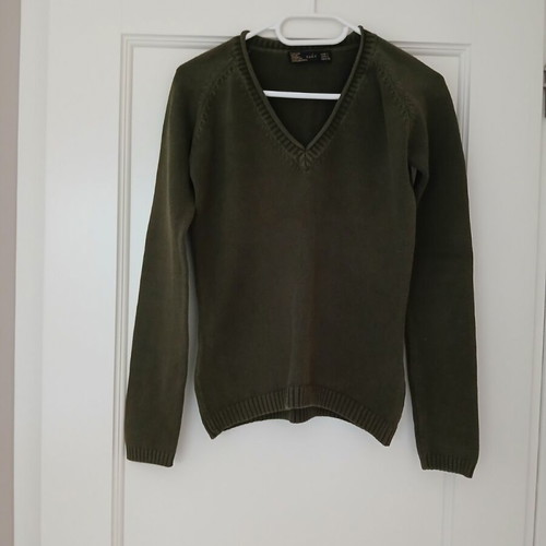 Zara women's blouse used, green, size L