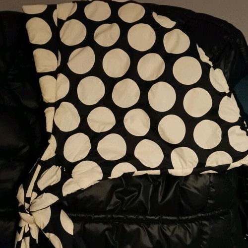 Benetton hood waterproof with polka dots pattern, one size