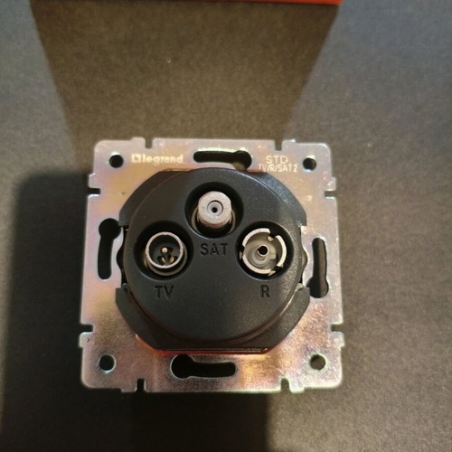 Legrand TV, Satellite and Radio Antenna Socket Pass-Through New