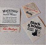  Ετικέτα - Mackenzie Blended Scotch Whisky, Black & White Scotch Whisky, Haig Whisky