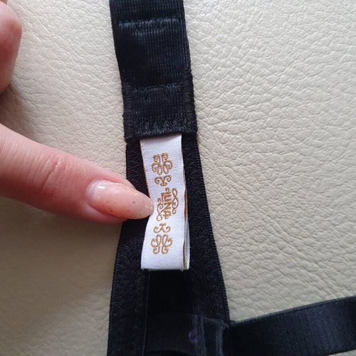 Luna push up bra 75C like new, black and gold