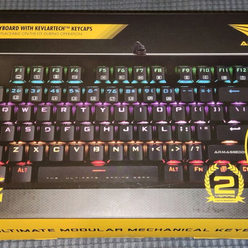 Armaggeddon MKA-3C Psychfalkon mechanical keyboard used