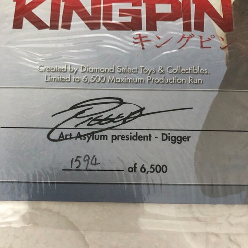 Kingpin bust 8 inches Rogues Gallery new Spider-Man villain Diamond Select