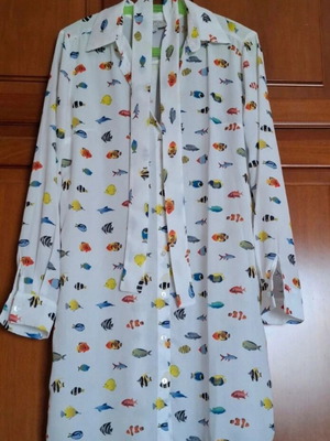 275th Athens shirt dress like new, size S/M, white