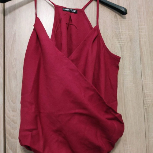 Asymmetric blouse set with mini skirt like new