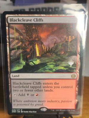 Blackcleave Cliffs Magic the Gathering promo