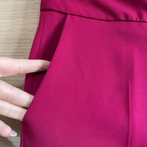 Zara straight-leg pants cherry like new, size S