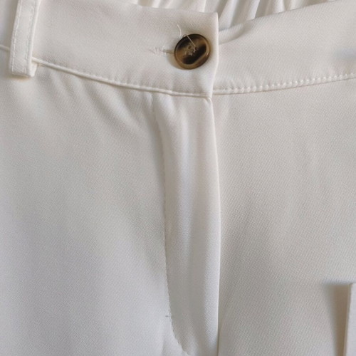 White pants new one size with zipper