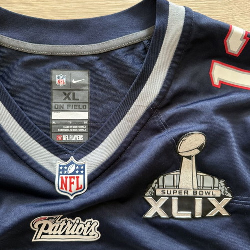 Nike NFL Tom Brady #12 Patriots Super Bowl XLIX Jersey XL