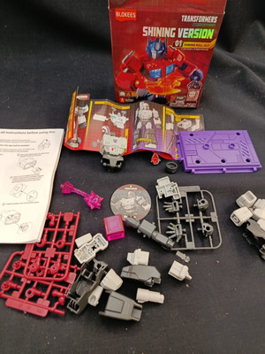 Transformers Blokees Shining Version 01 φιγούρα Megatron σαν καινούργιο με όπλο
