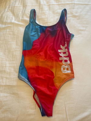 BodyTalk one-piece swimsuit like new, size small, multicolor