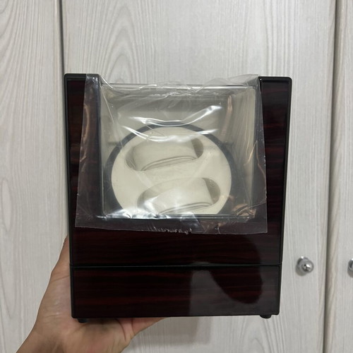 Rotating Watch Winder New, Wooden Construction