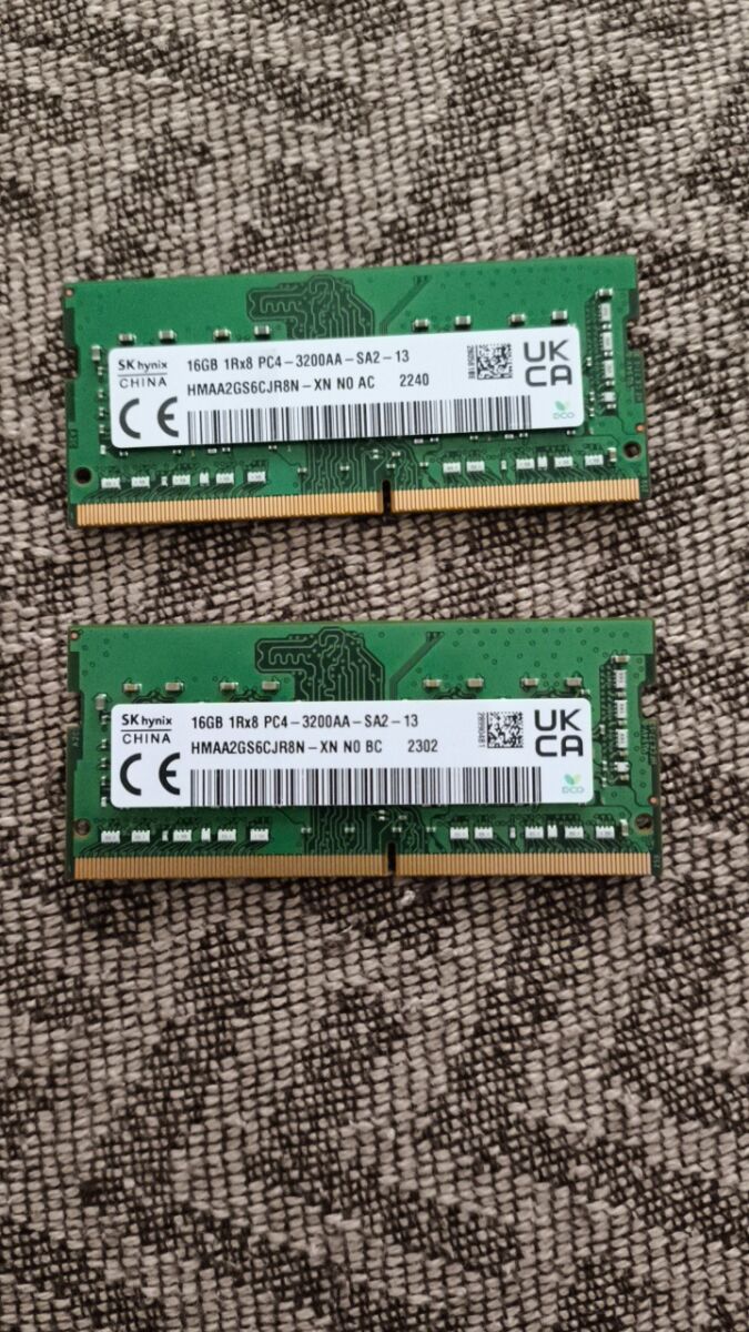 RAM 32GB 2 x SK hynix 16GB DDR4 3200… - € 135,00 - Vendora.cy