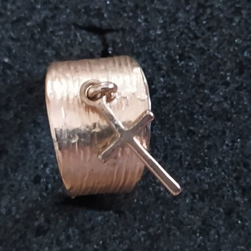 Savalier ring with cross new
