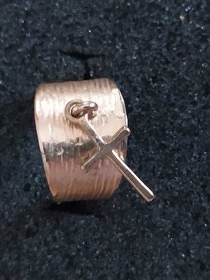 Savalier ring with cross new