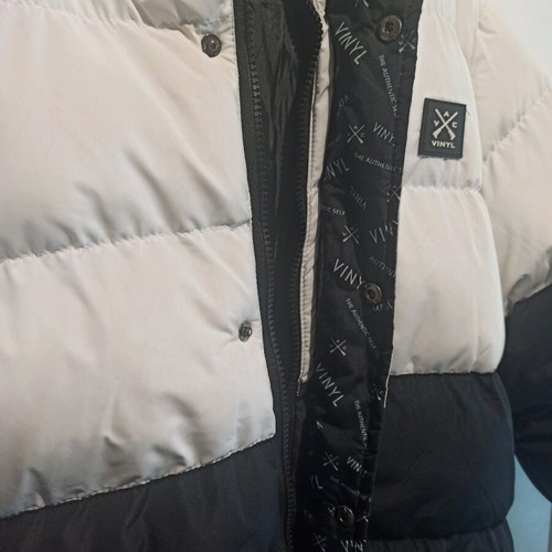 Vinyl black and white jacket S like new