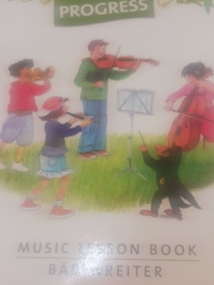My Progress music lesson book