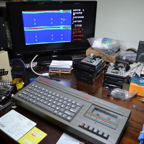 ZX Spectrum 128K+2 grey console