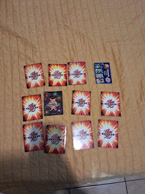 Κάρτες Bakugan μεταχειρισμένες και μεταλλικές