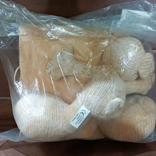 Children's photo album with plush teddy bear new