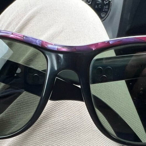 Ray Ban Vintage Wayfarer II Mosaic Sunglasses used, black and purple