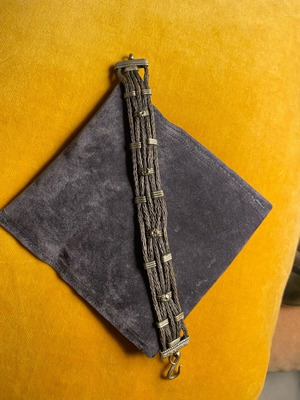 Silver bracelet Antika used, handmade, over 100 years old