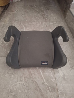 Chicco child booster car seat used, comfortable with armrests