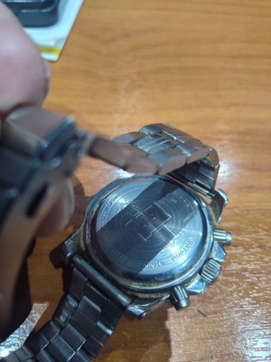 Ανδρικό ρολόι Timex μεταχειρισμένο, ασημί