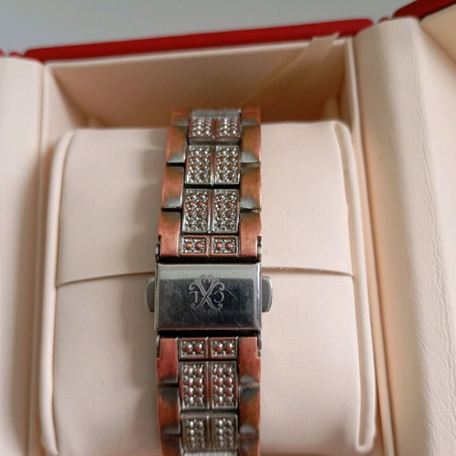 Christian Lacroix women's watch used, silver quartz