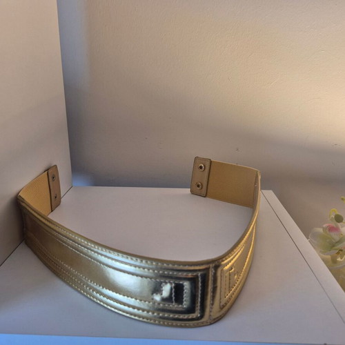 Lynne elastic belt gold color new, ancient Greek style