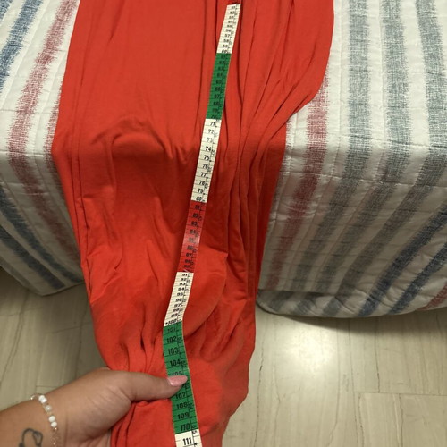 Maxi summer dress Les Amants coral, like new, size Small