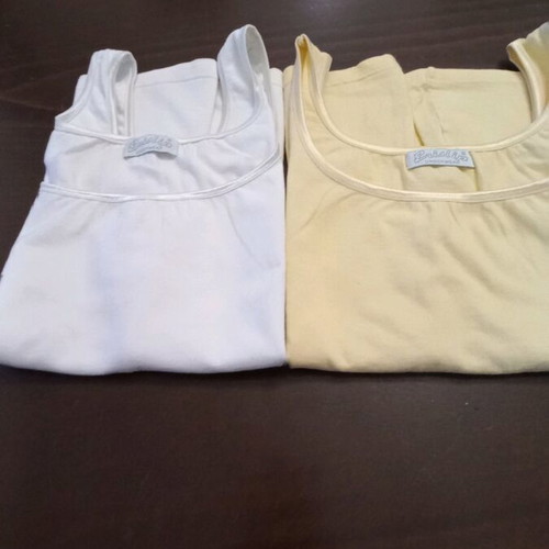 Women's summer blouses, 2 in white and yellow, like new