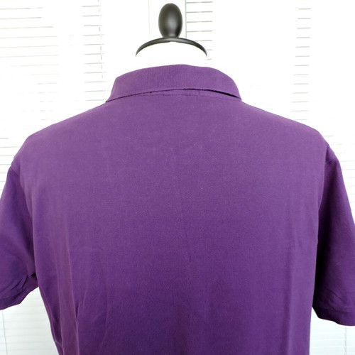 U.S. Polo Assn. Oversized Purple Polo Shirt, Size L