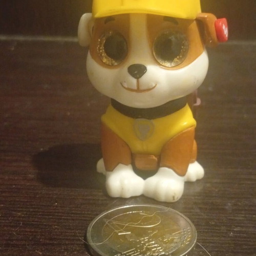 Rubble Paw Patrol Ty Mini Boos figure like new