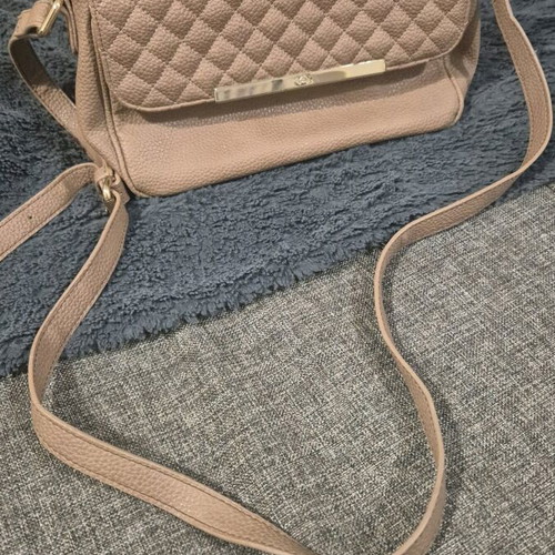 Carpisa shoulder bag used, beige and brown