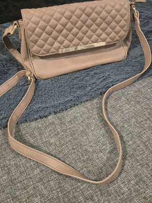 Carpisa shoulder bag used, beige and brown