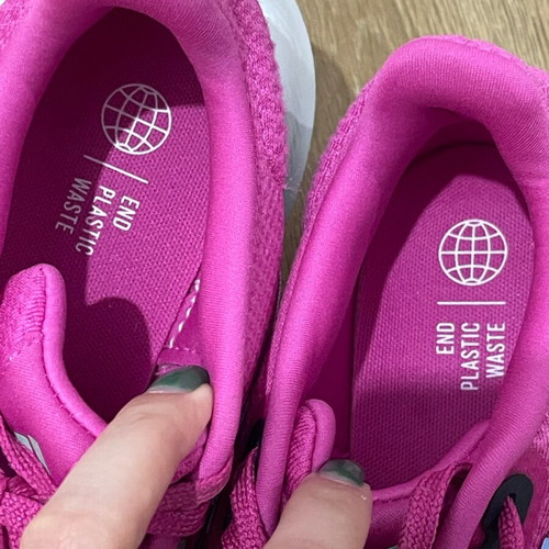 Adidas athletic shoes pink like new, size 39.5