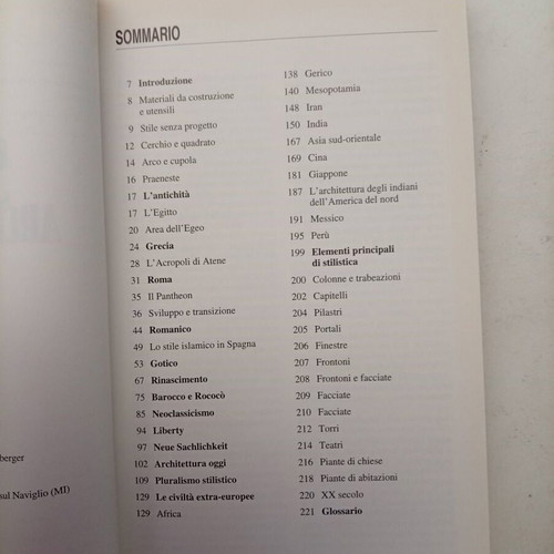 Stili Architettonici Vintage Book like new, Italian architecture guide