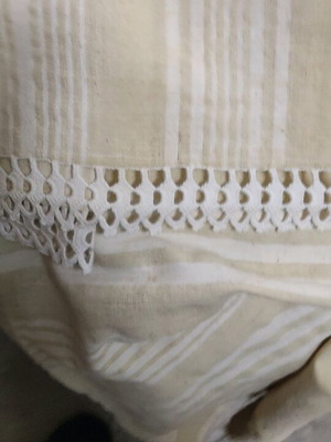 Woven bed cover 1.50x1.90 new, from 1964