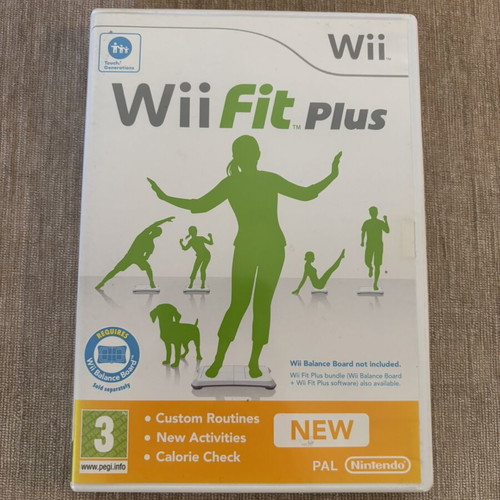 Wii Fit Plus Nintendo Wii English full set used