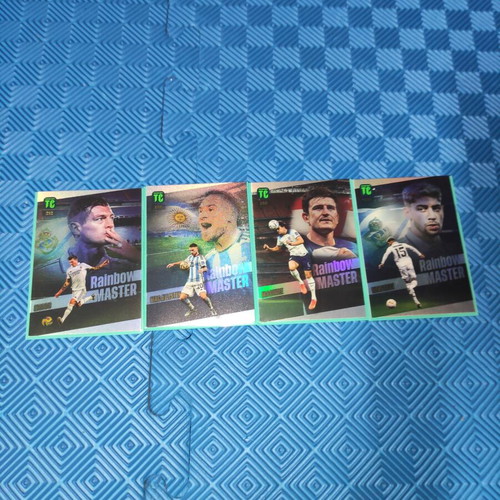 Panini Top Class Rainbow Masters set of 4 cards like new