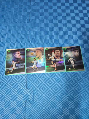 Panini Top Class Rainbow Masters set of 4 cards like new
