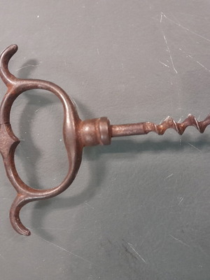 Antique corkscrew used, extremely beautiful
