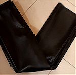  Καινούργιο Μαύρο M&S Δερματίνη Παντελόνι