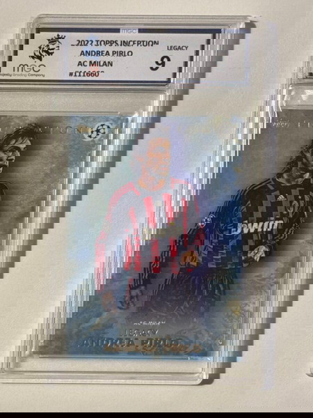 2021-22 Topps Inception UCL Legacy Andrea Pirlo MGC 9.00