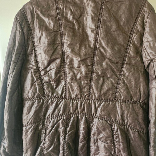 Women's brown iridescent jacket size L like new