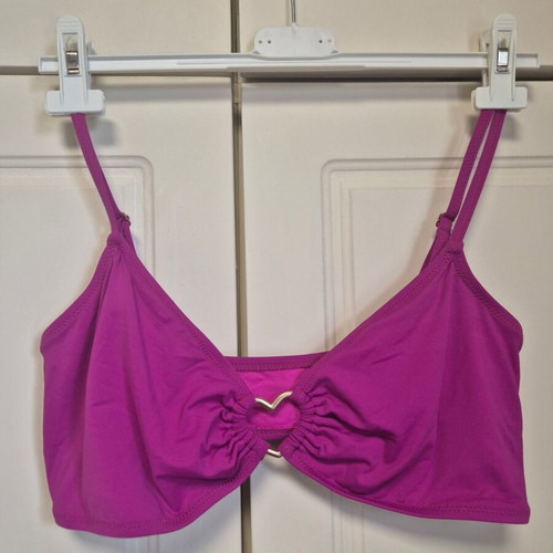 Pretty Me bikini swimsuit new, magenta, slip M/L, bra XL