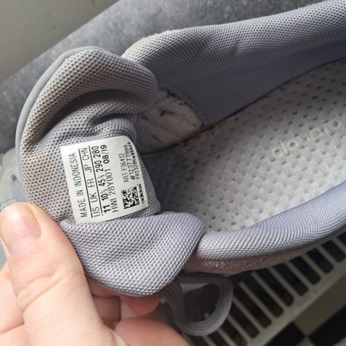 Adidas Grant Court sneakers, size 45.5, grey