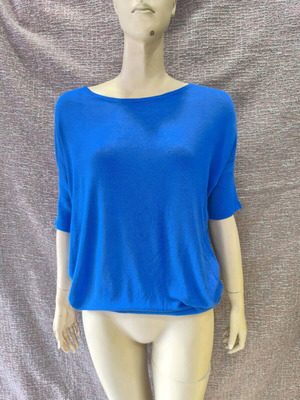 Summer blouse like new, blue, size S to L