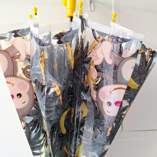 Children's umbrella new with monkey design 65 cm